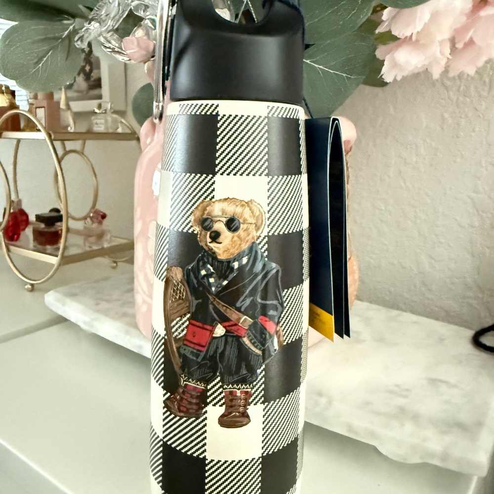 Polo Water Bottle with Bear Design